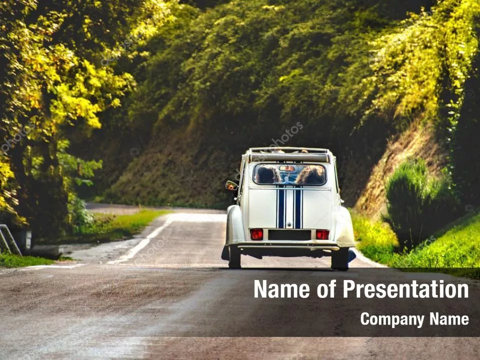 Driving on Winding Road