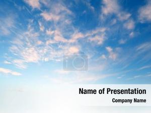 Blue Sky With a Glow Abstract