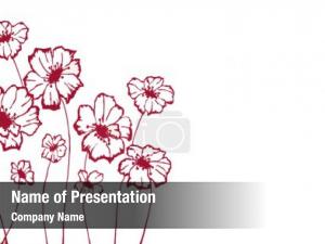 Stylized Flowers PowerPoint Template