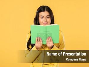 Reading Student PowerPoint Template