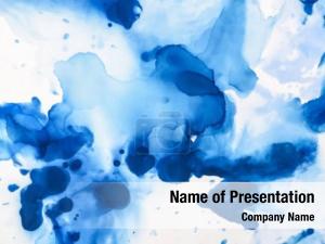 Blue on White PowerPoint Template