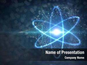 Atom Model PowerPoint Template