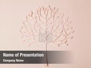 Abstract Paper Tree PowerPoint Template