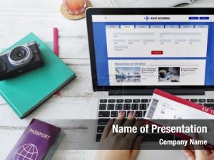 Modern Online Travel PowerPoint Template