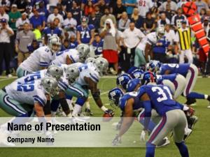 American Football Dallas Cowboys PowerPoint Template