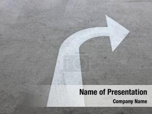 Gray Turn PowerPoint Template