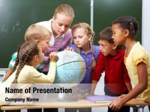 Teacher and Kids