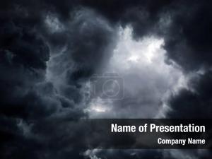 Stormy Clouds PowerPoint Template