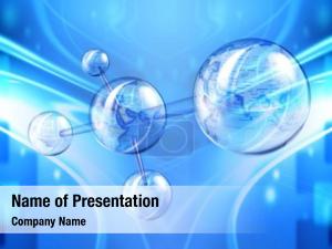 Connected to World PowerPoint Template