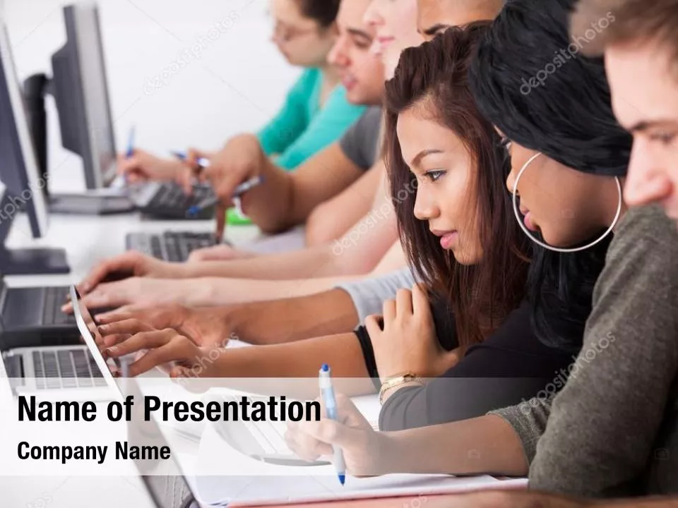 Students At The Computer