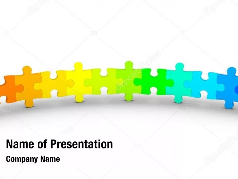 Colored Puzzle Pieces