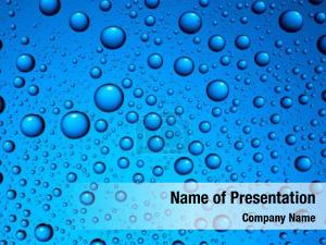 Blue Water Drop PowerPoint Template