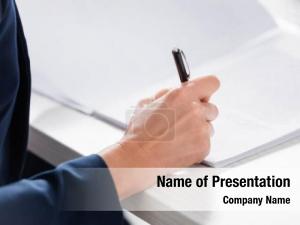Signing PowerPoint Template
