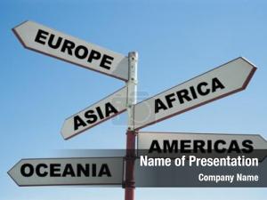 Five Continents PowerPoint Template