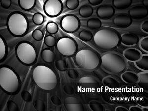 3D Abstract Tubes PowerPoint Template
