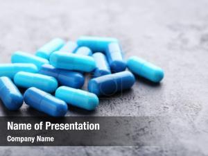 Blue Pills PowerPoint Template