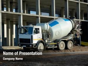 Concrete Mixer PowerPoint Template