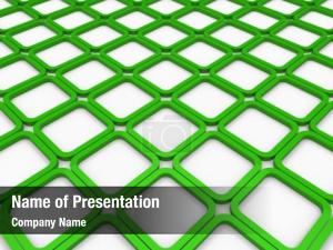 Green Square PowerPoint Template