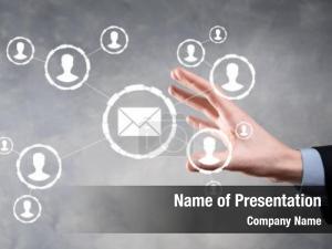 E Communication PowerPoint Template