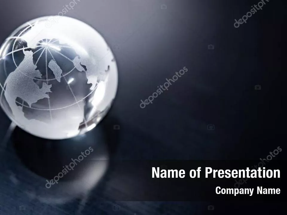 Glossy Transparent Globe