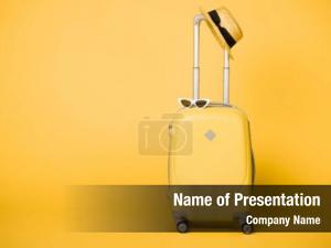 Travel Suitcase PowerPoint Template