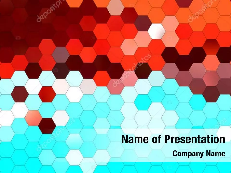 Hexagonal Mosaic Abstract