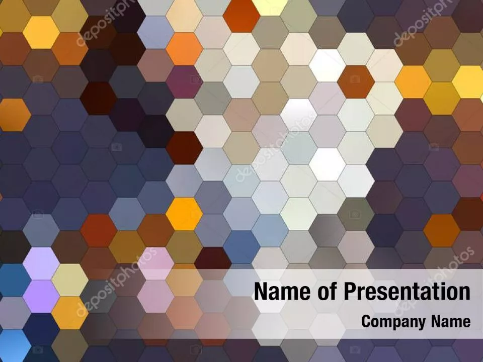 Abstract Hexagonal Mosaic