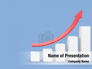Rising 3D Arrow PowerPoint Template