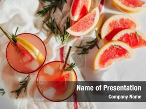 Vitamin Cocktail PowerPoint Template