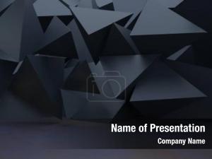 Abstract Triangular Geometric Design PowerPoint Template