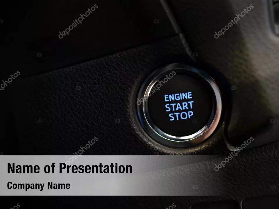 Green Start Engine Button