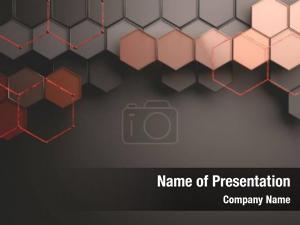 Abstract Hexagon Network PowerPoint Template