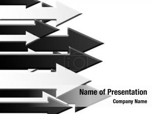 Right Direction Concept Abstract PowerPoint Template