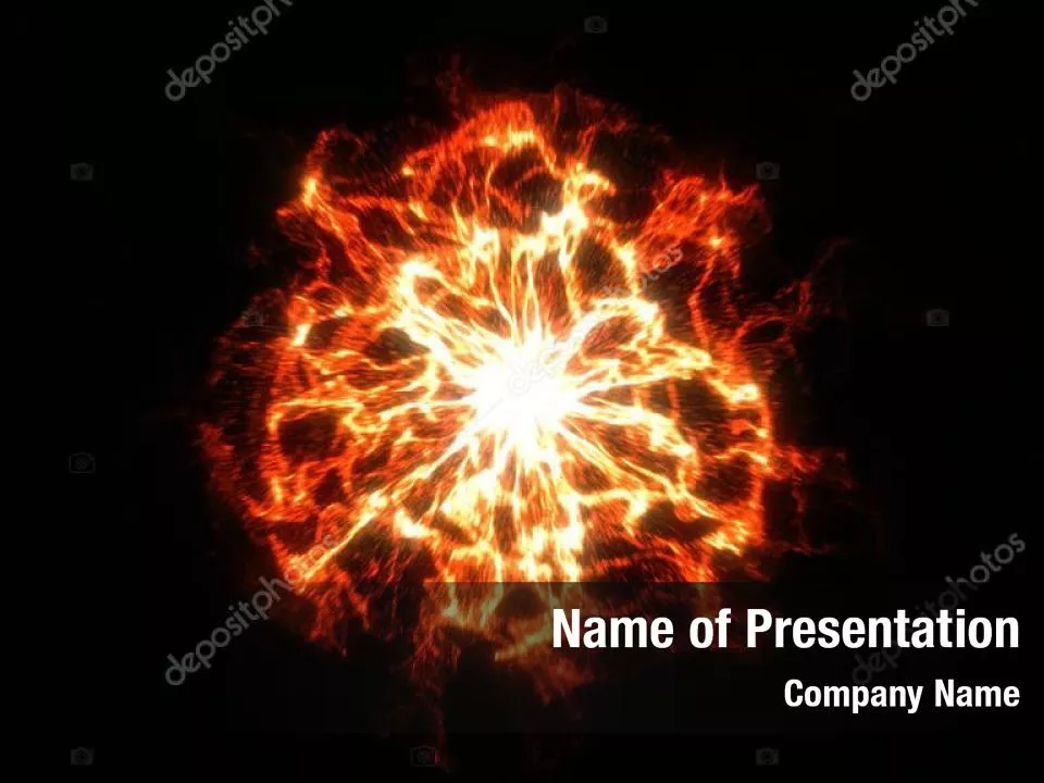 Glowing Burst of Energy Abstract