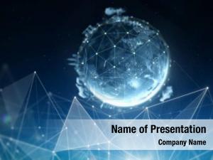 Abstract Globe PowerPoint Template