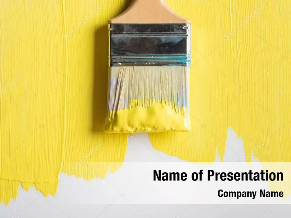 Yellow Paint Brush