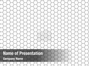 Hexagon Pattern Abstract PowerPoint Template