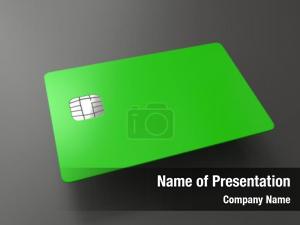 Plastic Credit Card PowerPoint Template