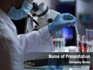 Medical Tests In The Lab PowerPoint Template