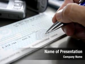 Signing of Check