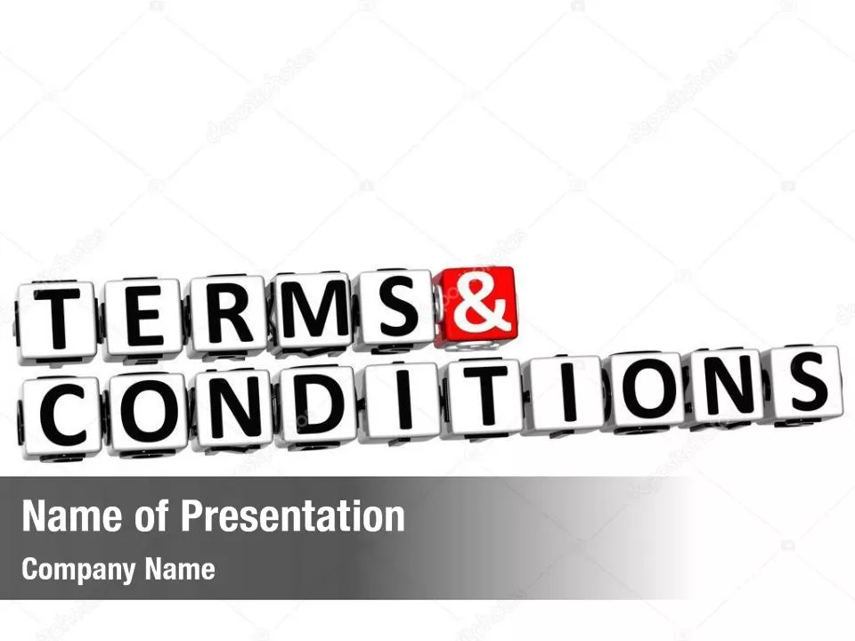 Terms And Conditions