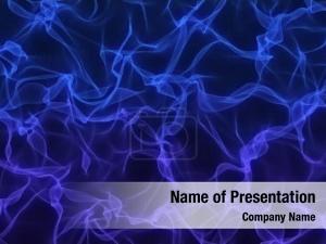 Abstract Smoky Waves PowerPoint Template