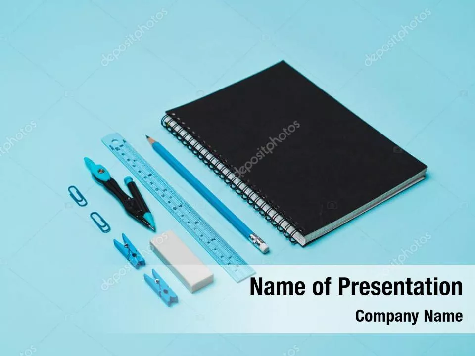 Pencil Ruler and Notebook