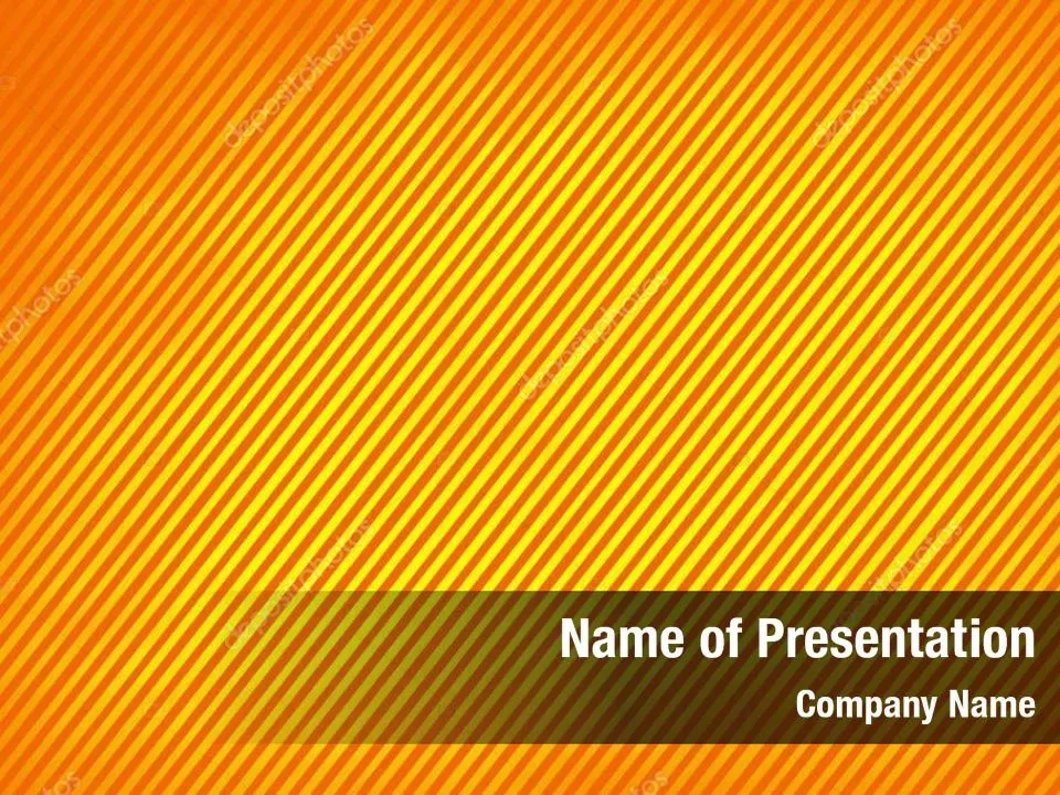 Diagonal Orange Stripes