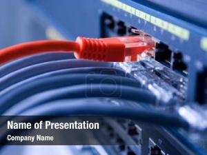 Cable Connection PowerPoint Template