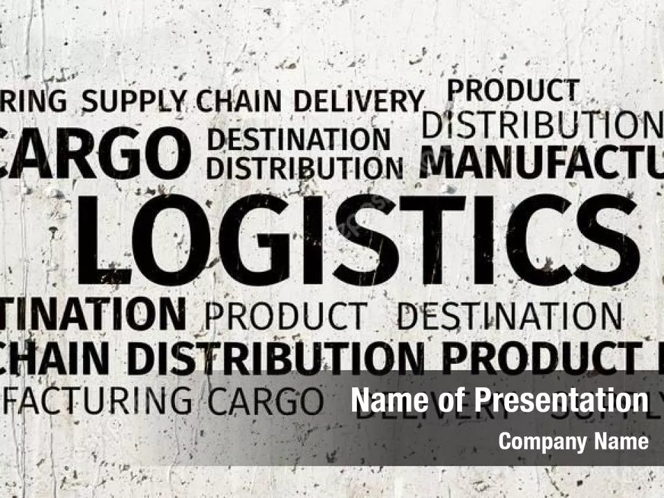 Word Cloud For Logistic Distribution