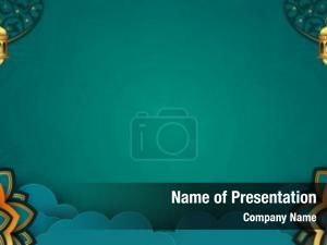 Arabic Frame PowerPoint Template