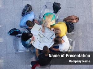 Students Team PowerPoint Template