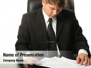 Studying And Signing Agreement