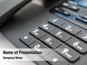 Telephone Keypad PowerPoint Template